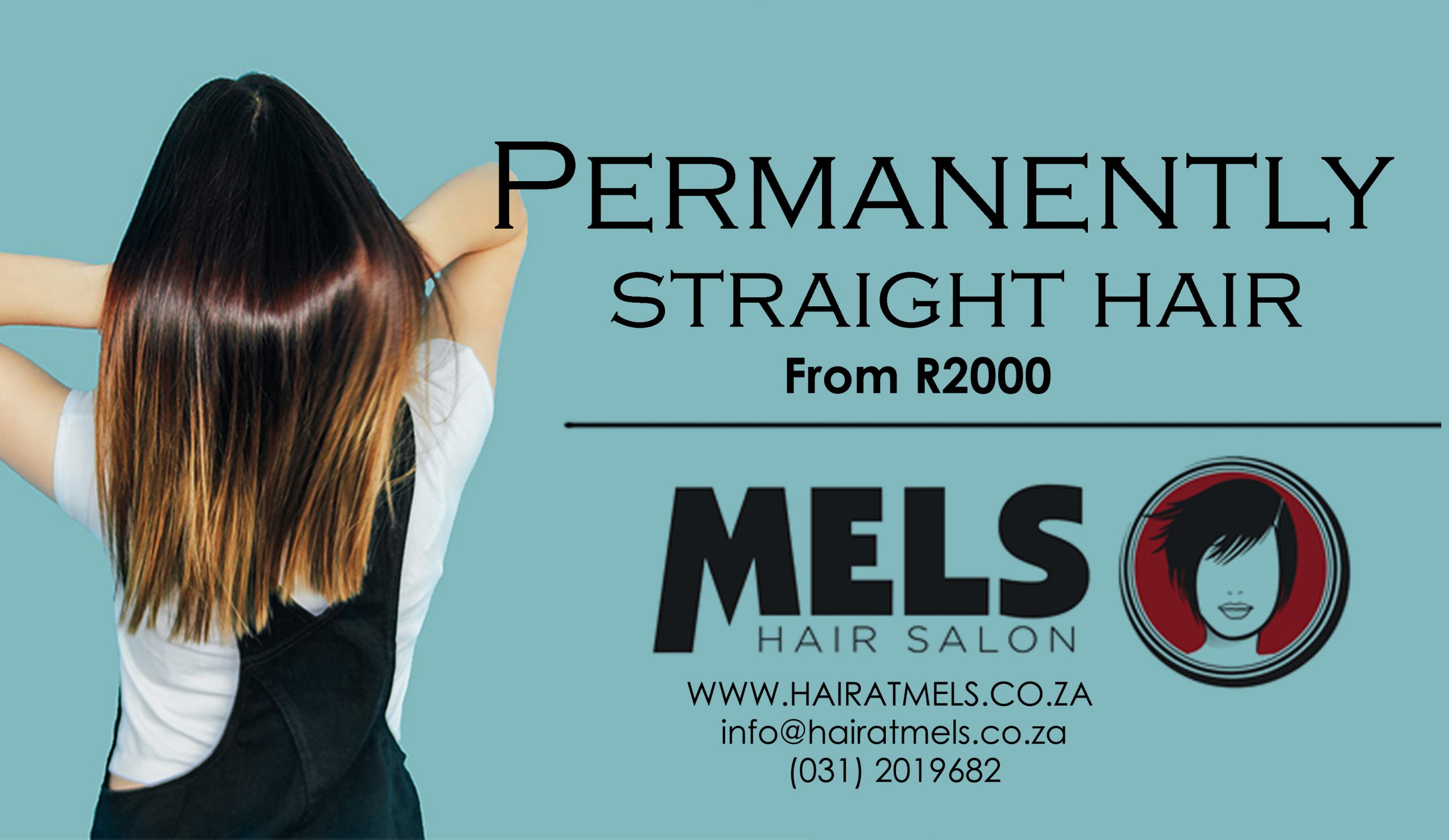 Permanent Hair Straightener - Mels Salon